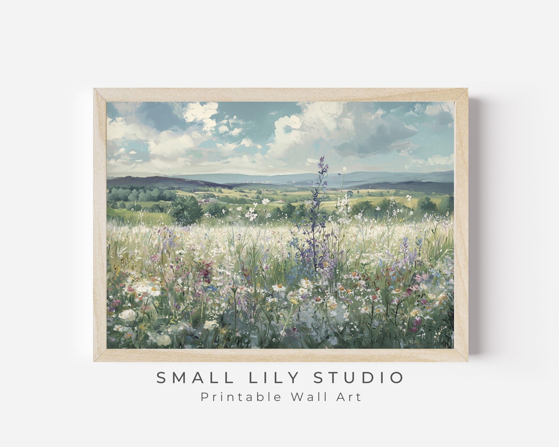Wildflower Field Printable Wall Art