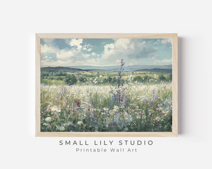 Wildflower Field Printable Wall Art
