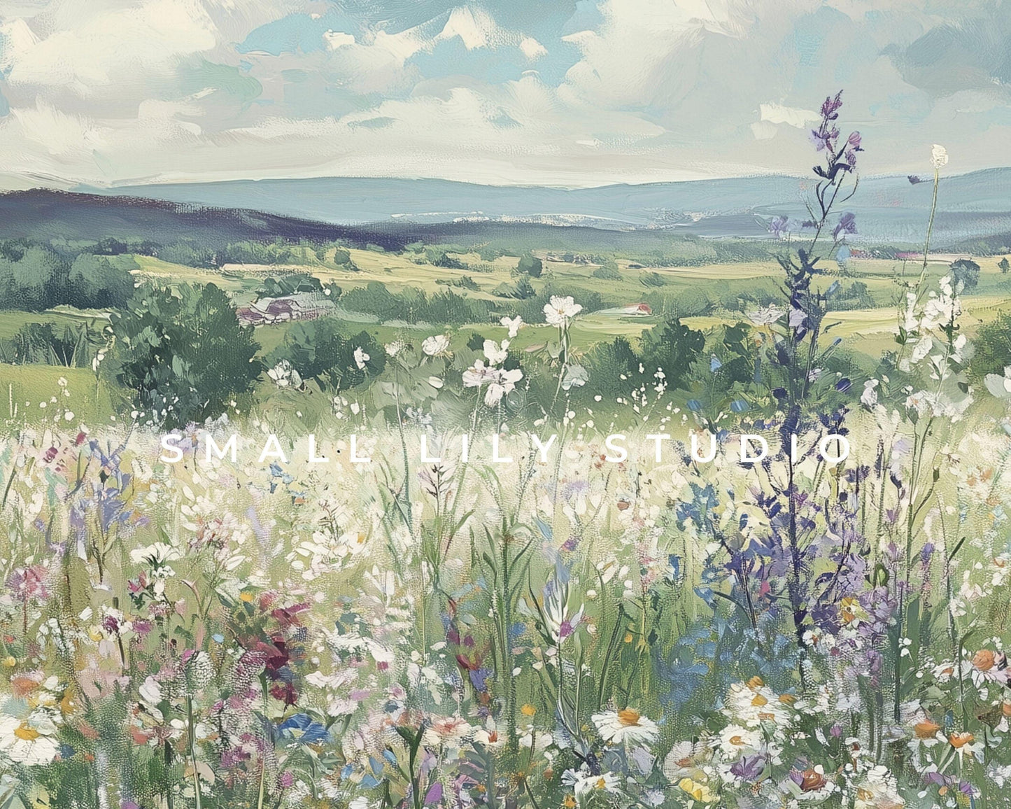 Wildflower Field Printable Wall Art