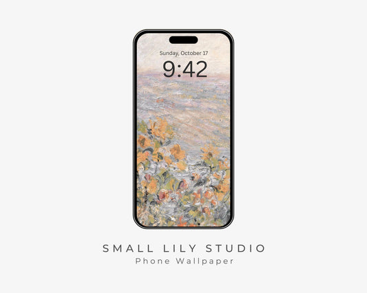 Coastal Flowers Phone Wallpaper