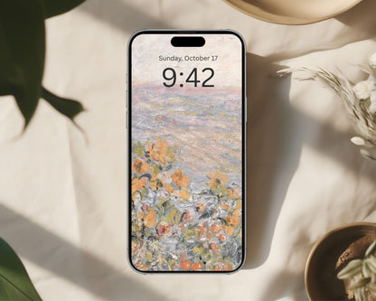 Coastal Flowers Phone Wallpaper