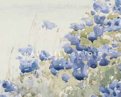 Blue Sage Green Phone Wallpaper