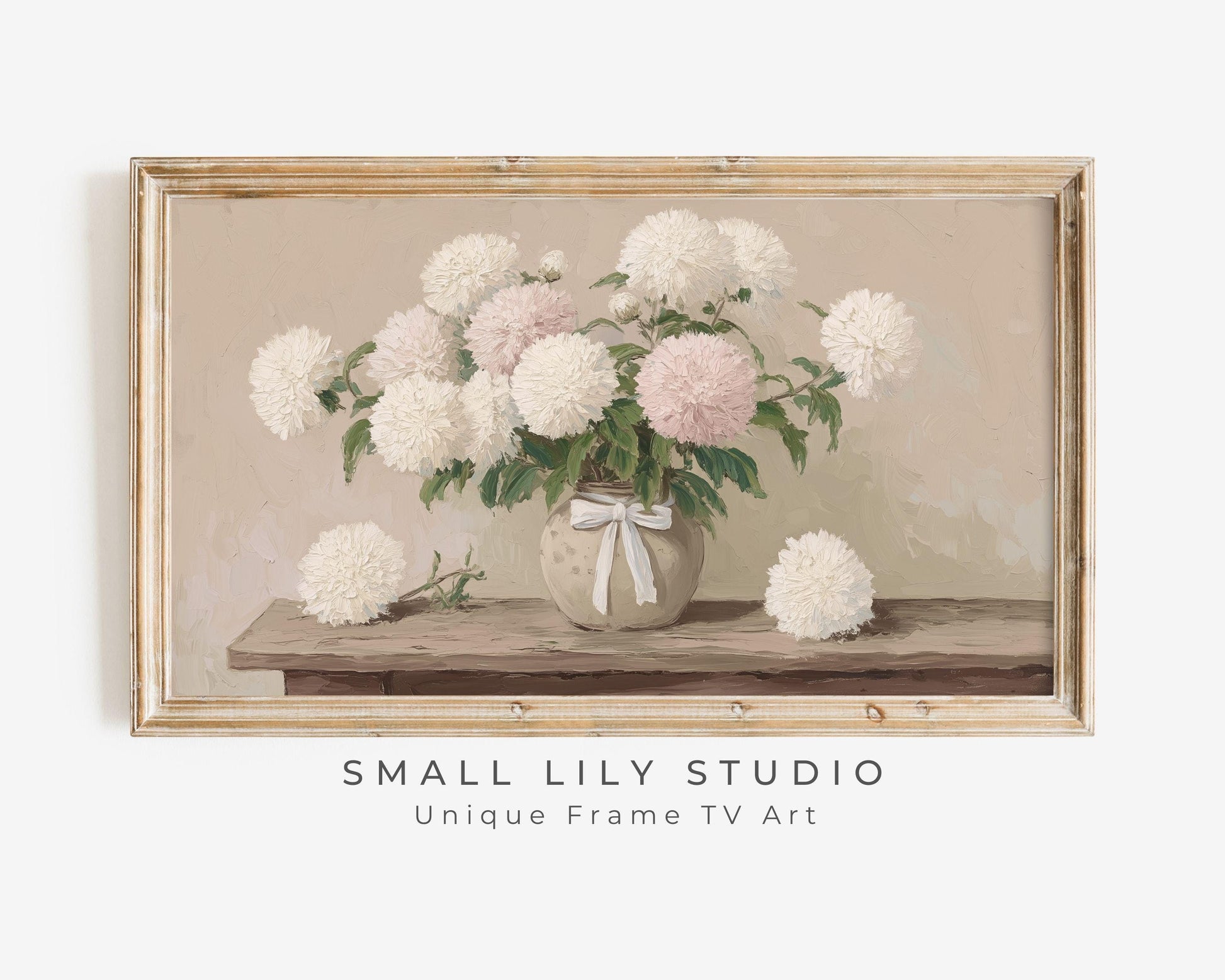 Chrysanthemums Frame TV Art