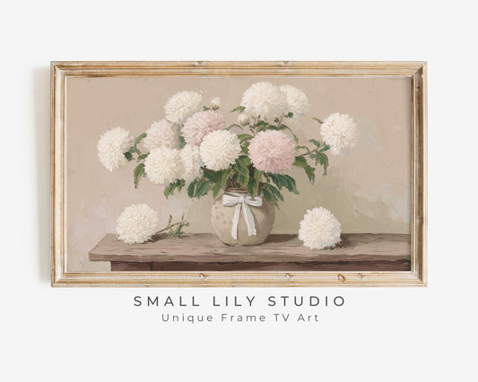 Chrysanthemums Frame TV Art