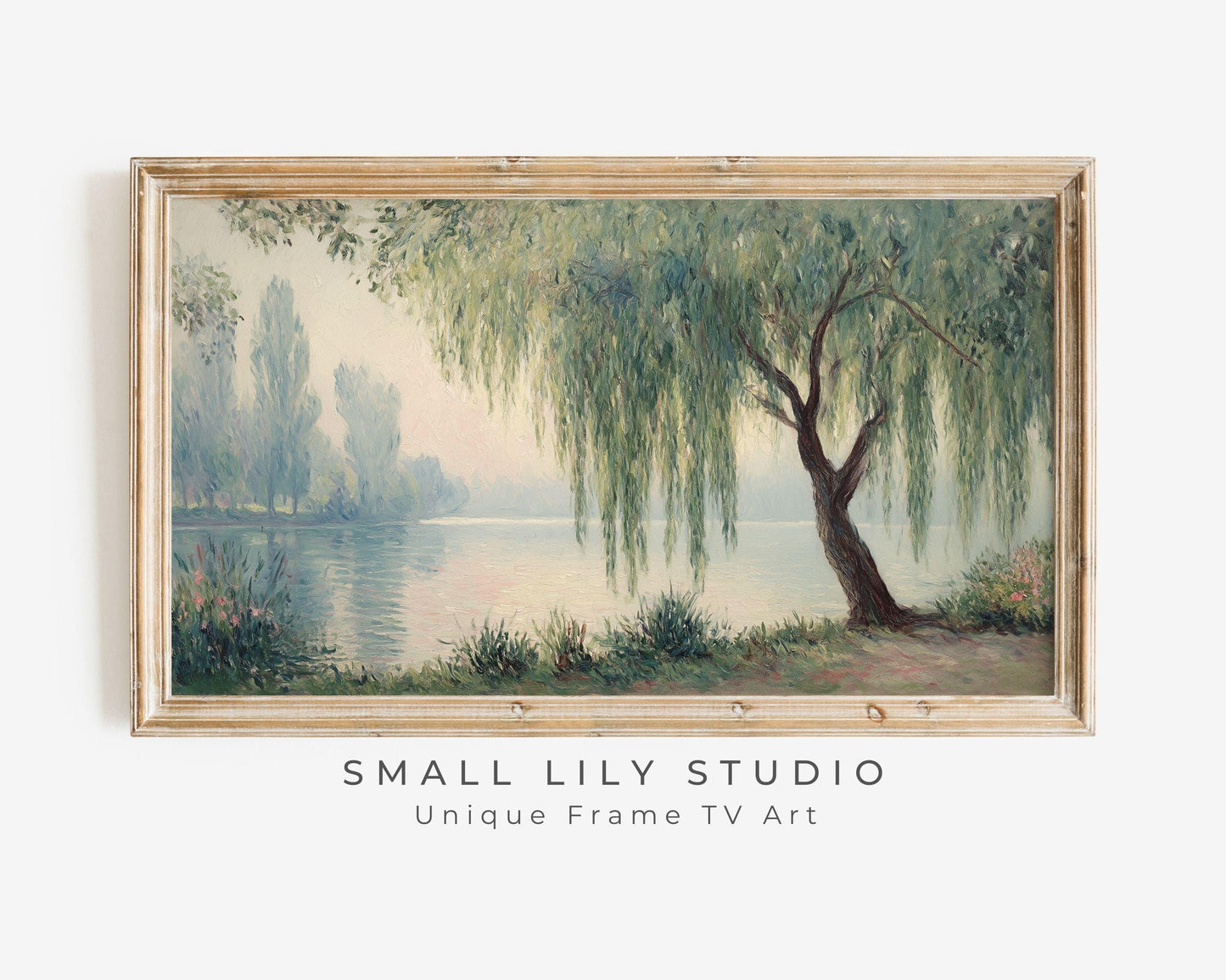 Weeping Willow Frame TV Art