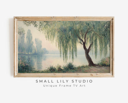 Weeping Willow Frame TV Art