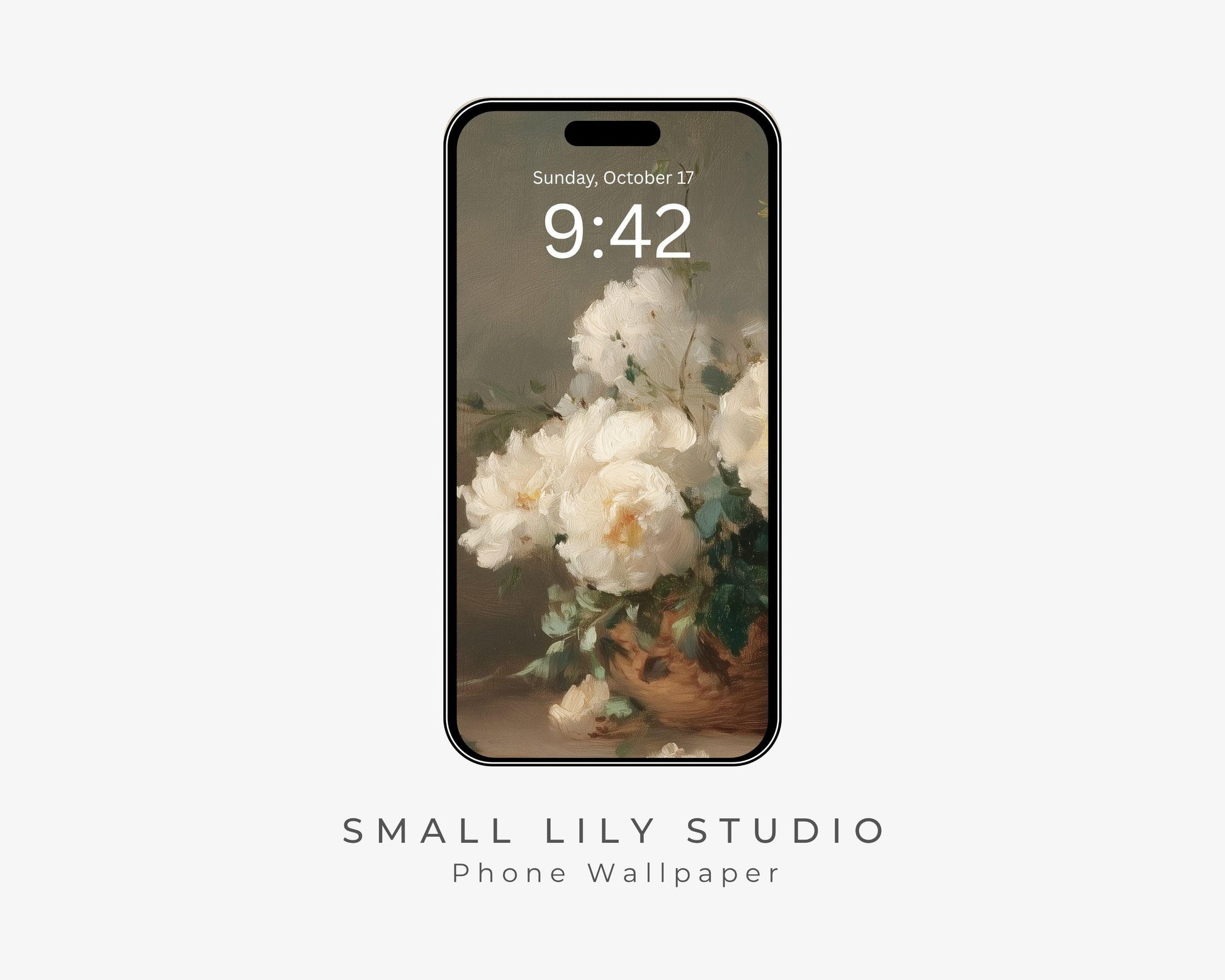 Moody Flowers Phone Wallpaper