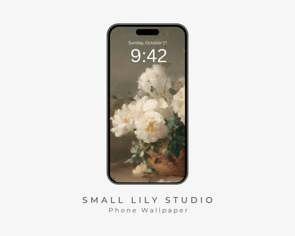 Moody Flowers Phone Wallpaper