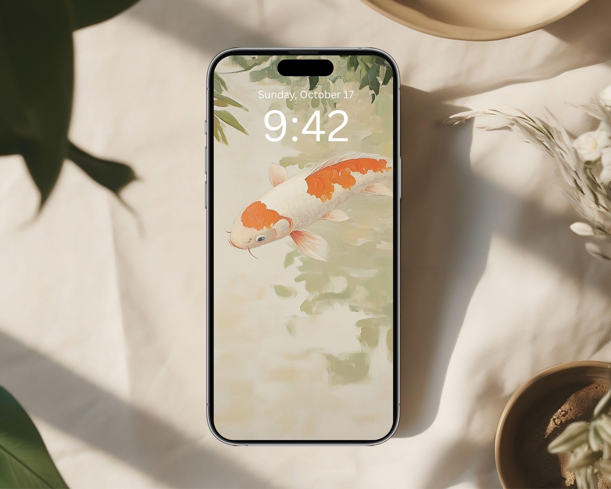 Koi Fish Phone Wallpaper