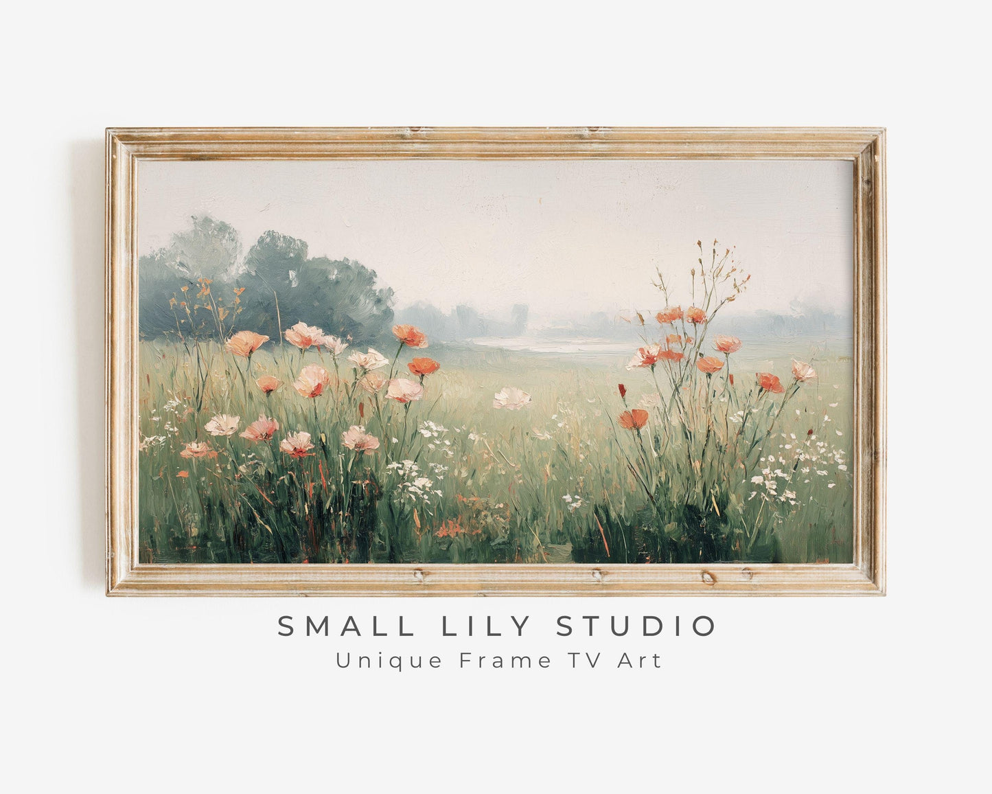 Red Poppies Frame TV Art