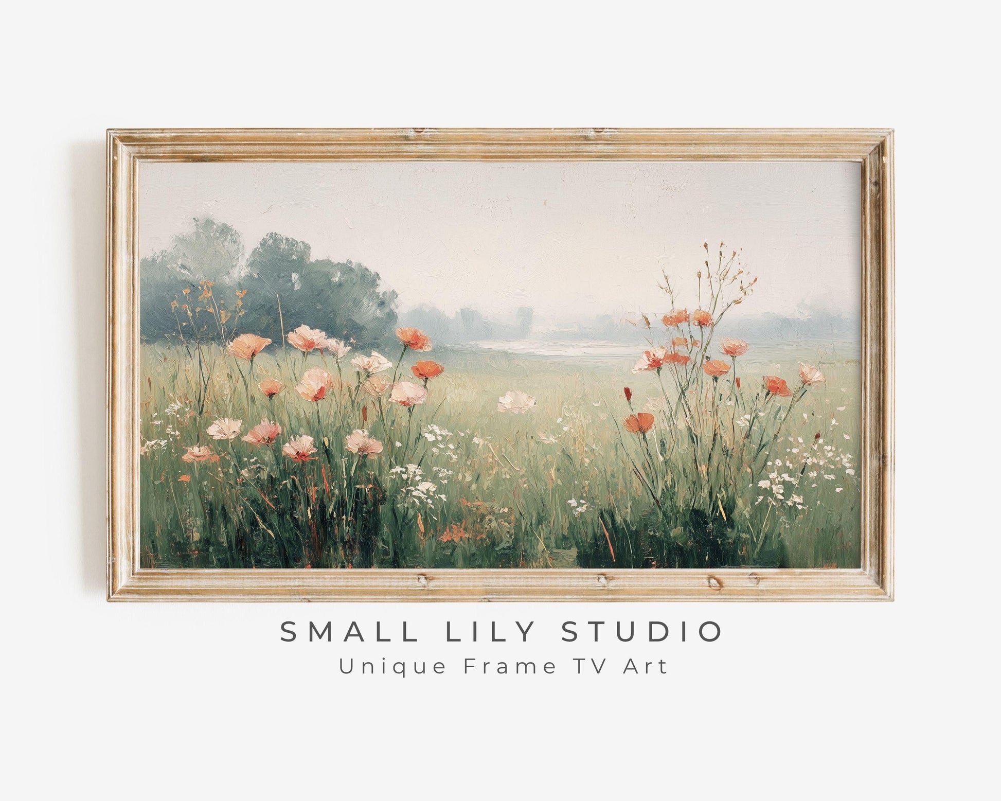 Red Poppies Frame TV Art