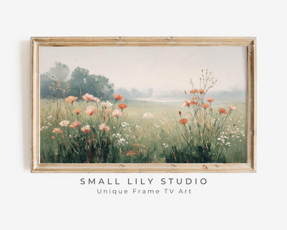 Red Poppies Frame TV Art