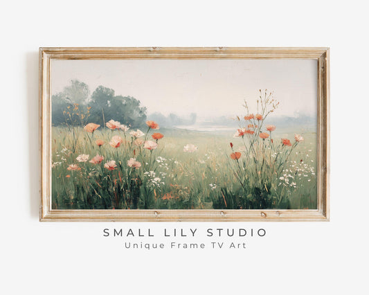 Red Poppies Frame TV Art