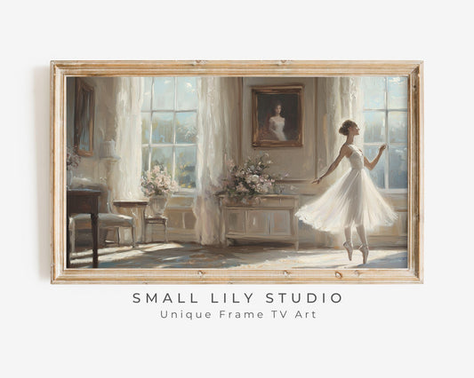 Ballerina Dancing Frame TV Art