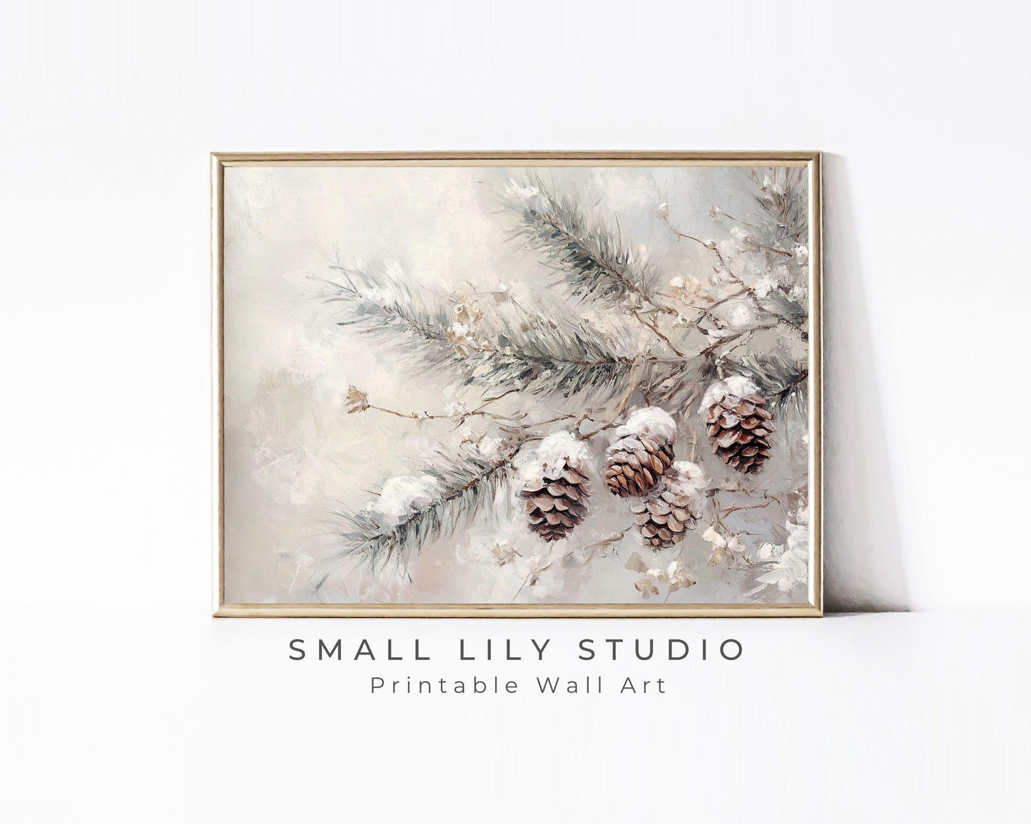 Pine Cones Printable Wall Art