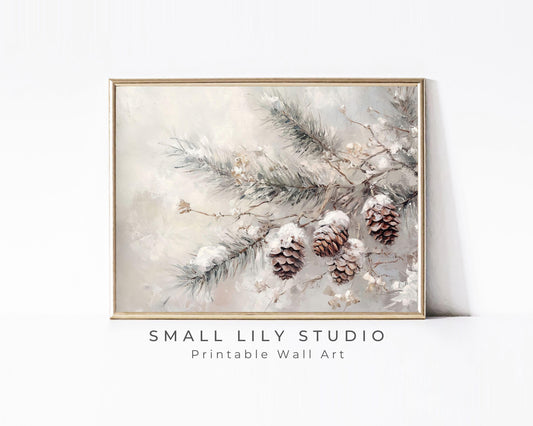 Pine Cones Printable Wall Art