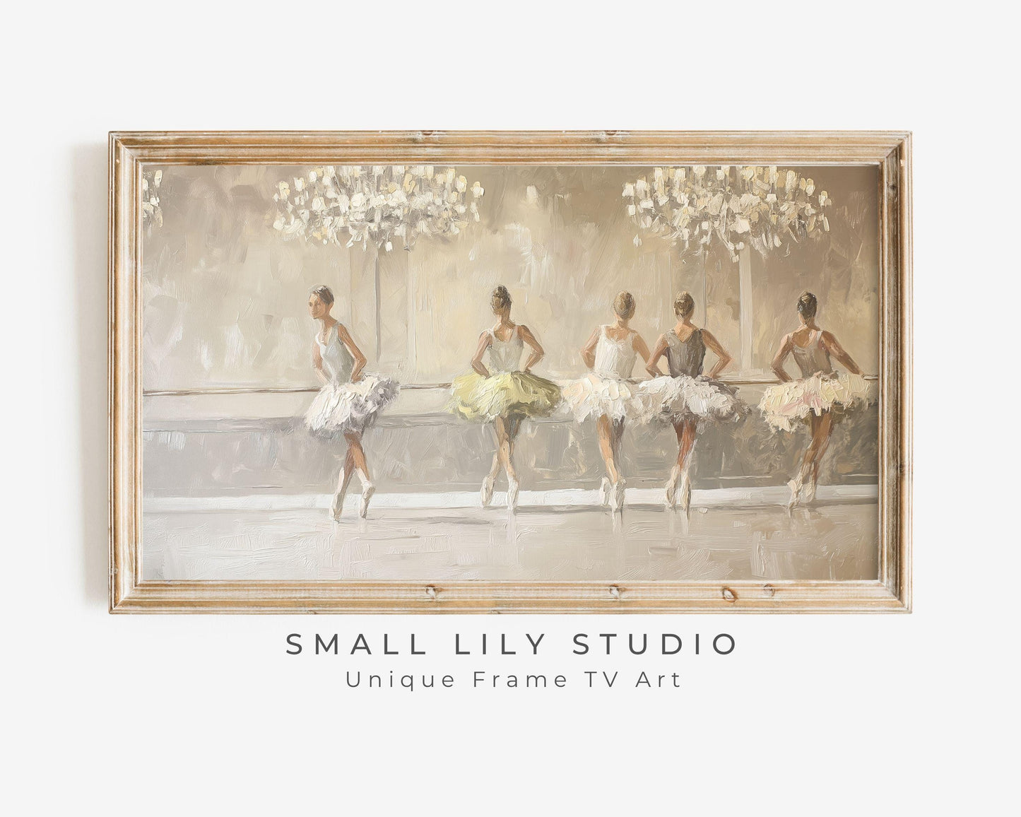 Ballerinas Dancing Frame TV Art