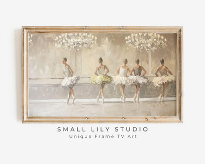 Ballerinas Dancing Frame TV Art