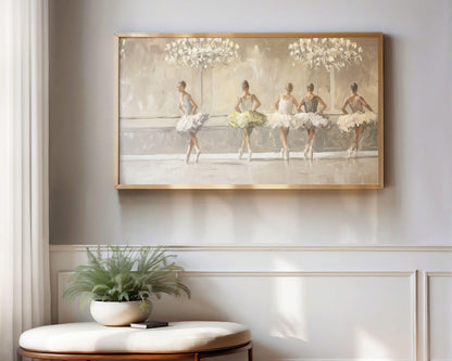 Ballerinas Dancing Frame TV Art