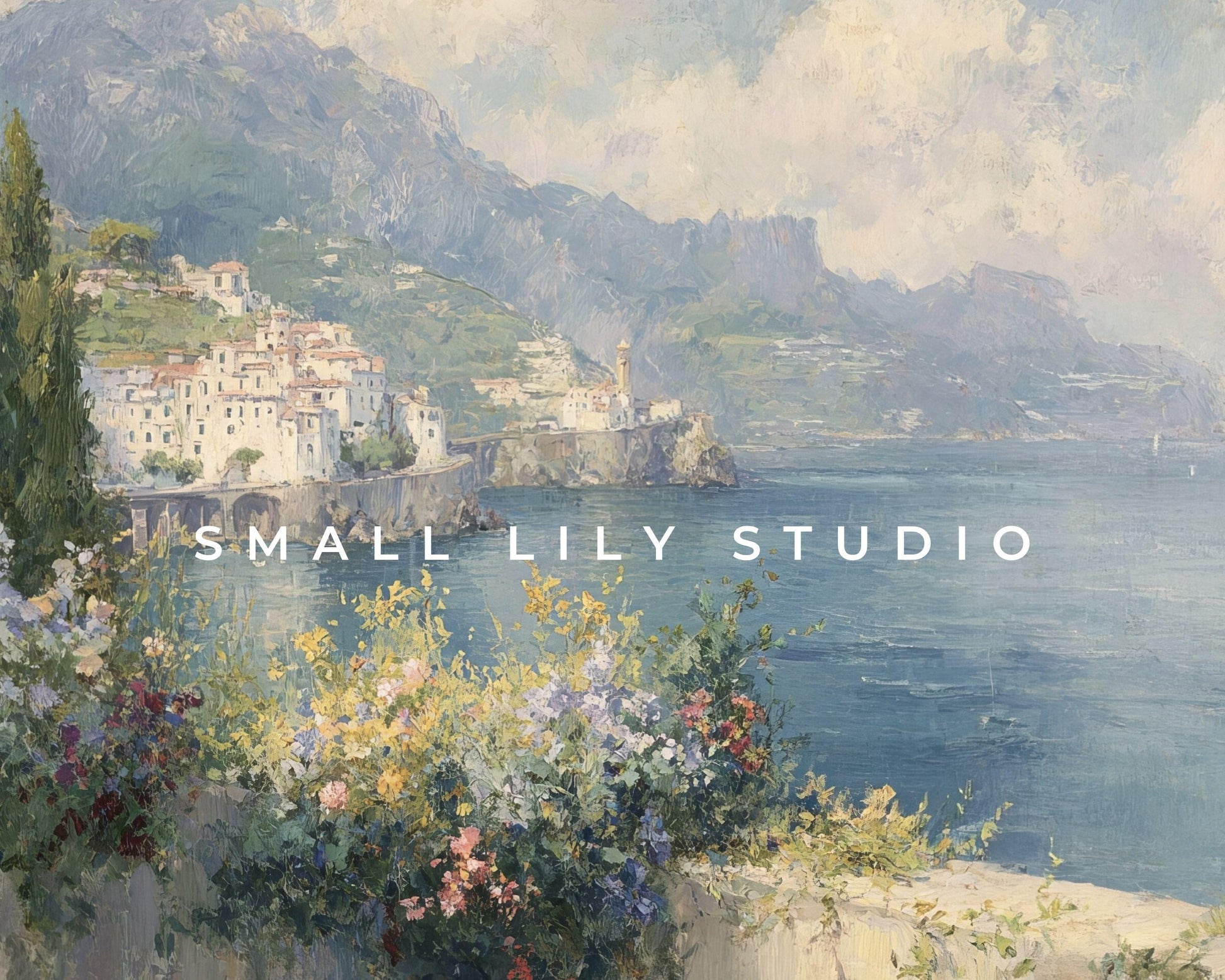 Amalfi Coast Italy Frame TV Art