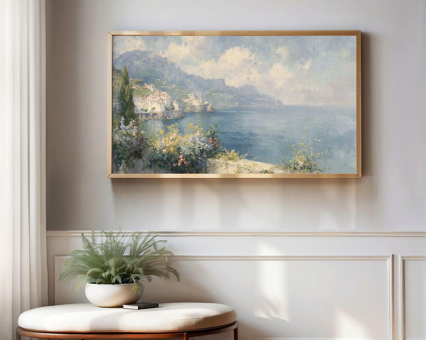 Amalfi Coast Italy Frame TV Art