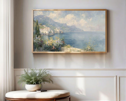 Amalfi Coast Italy Frame TV Art