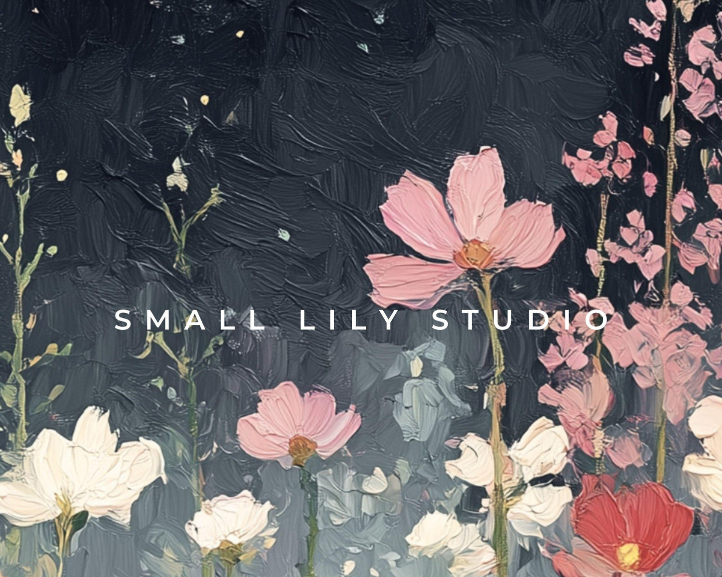 Night Flowers Phone Wallpaper