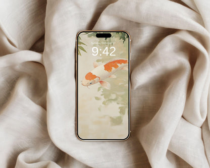 Koi Fish Phone Wallpaper