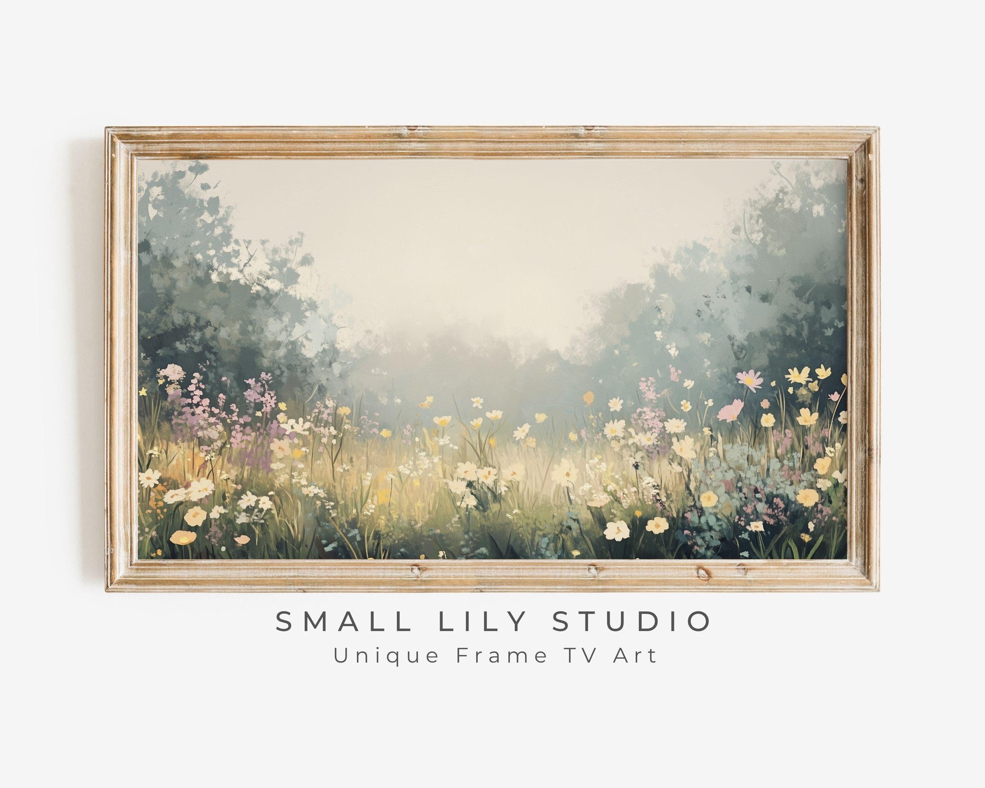 Yellow Wildflowers Frame TV Art