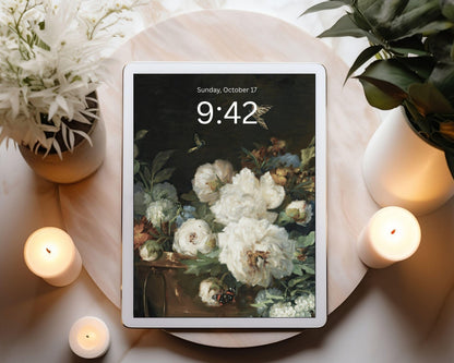 Moody Floral iPad Wallpaper
