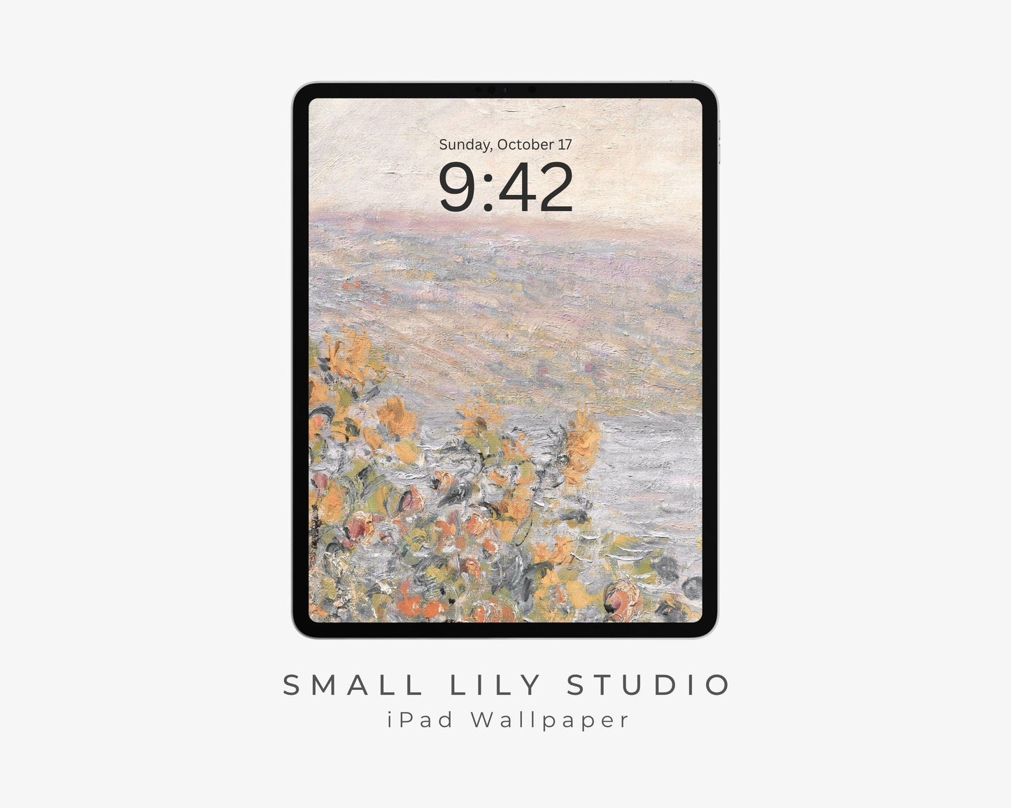 Coastal Flowers iPad Wallpaper