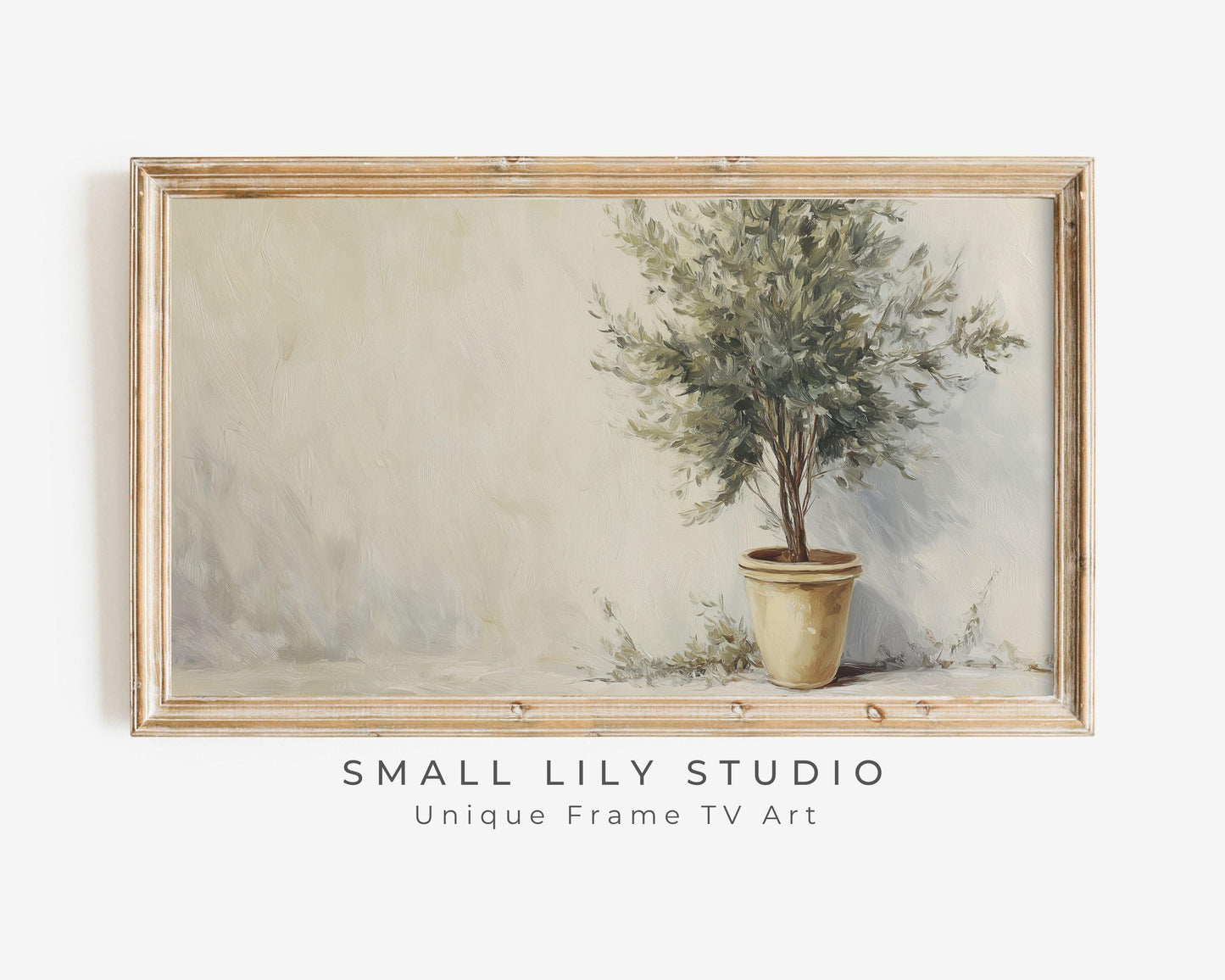 Olive Tree Frame TV Art