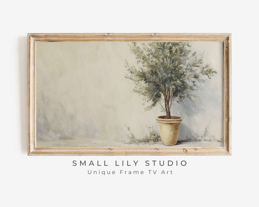 Olive Tree Frame TV Art