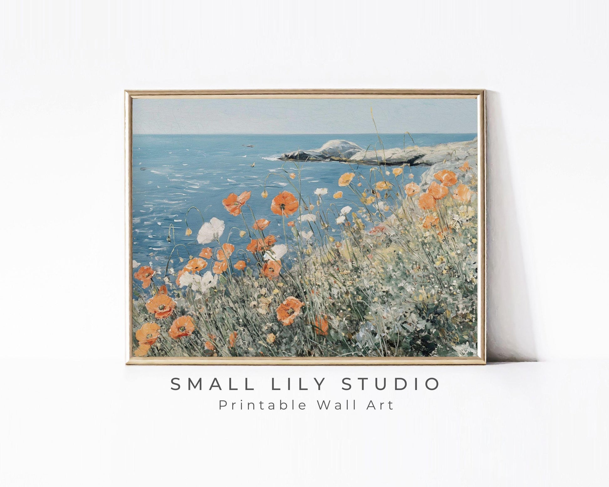Coastal Poppies Printable Wall Art