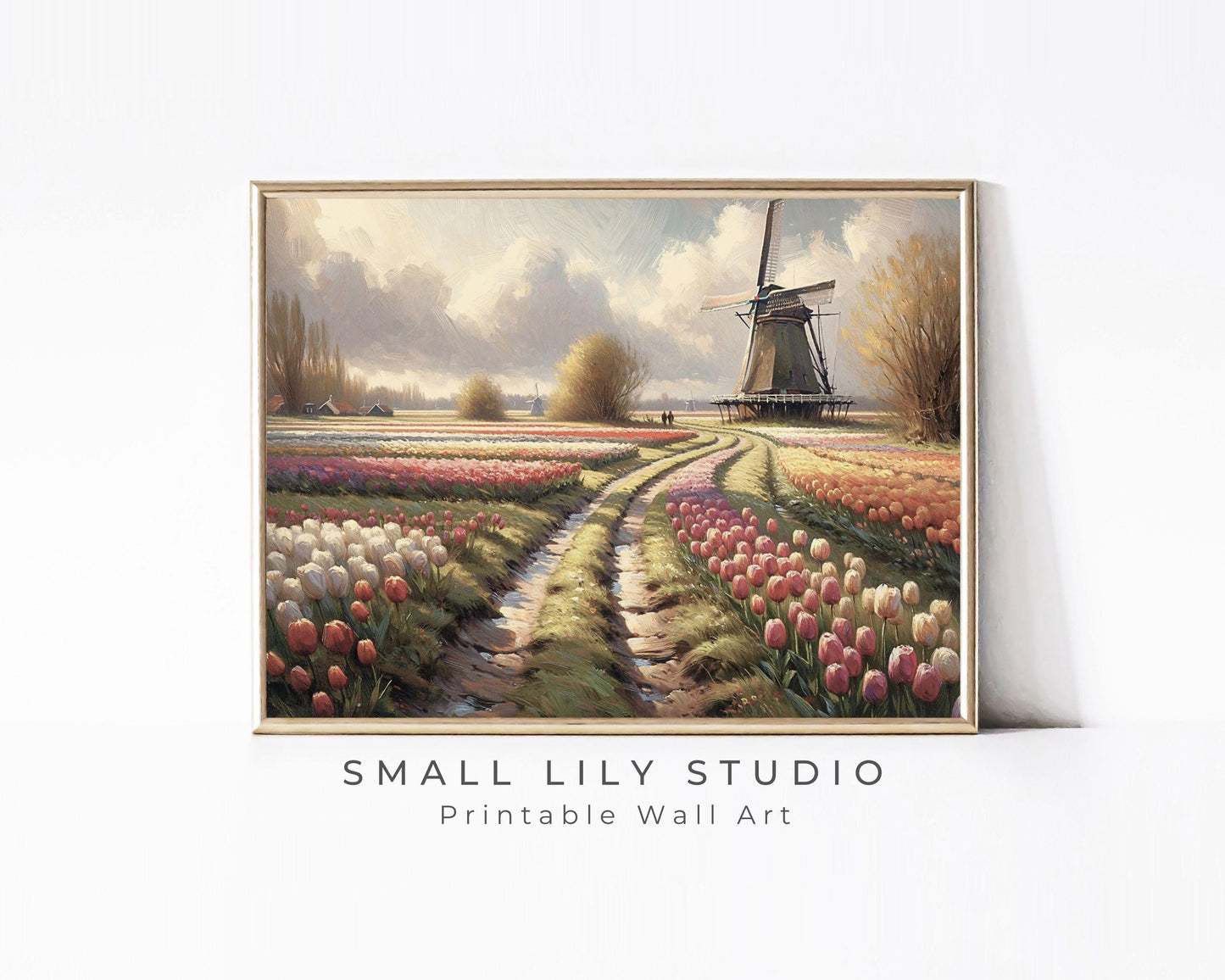 Tulips in Holland Printable Wall Art