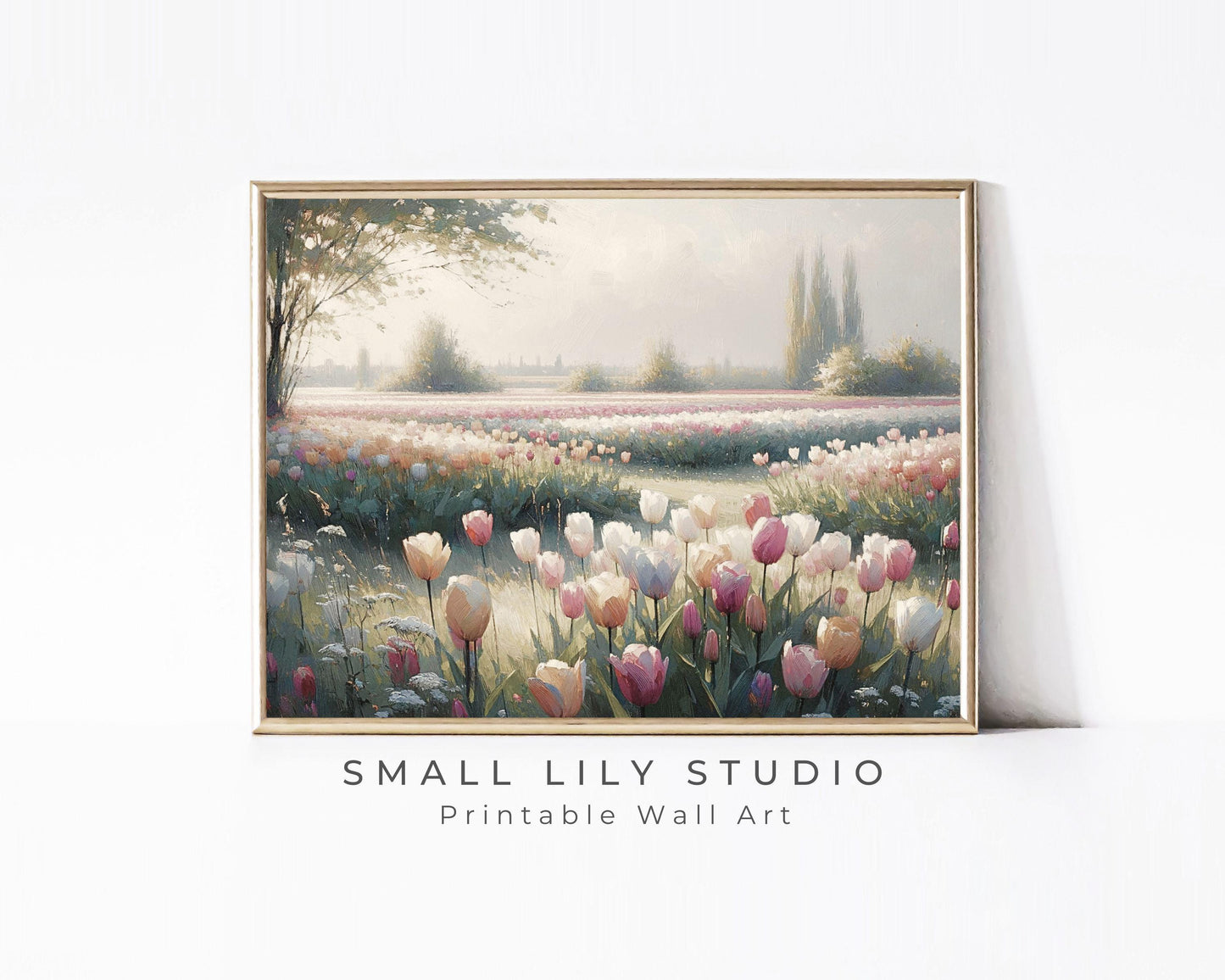 Tulip Landscape Printable Wall Art