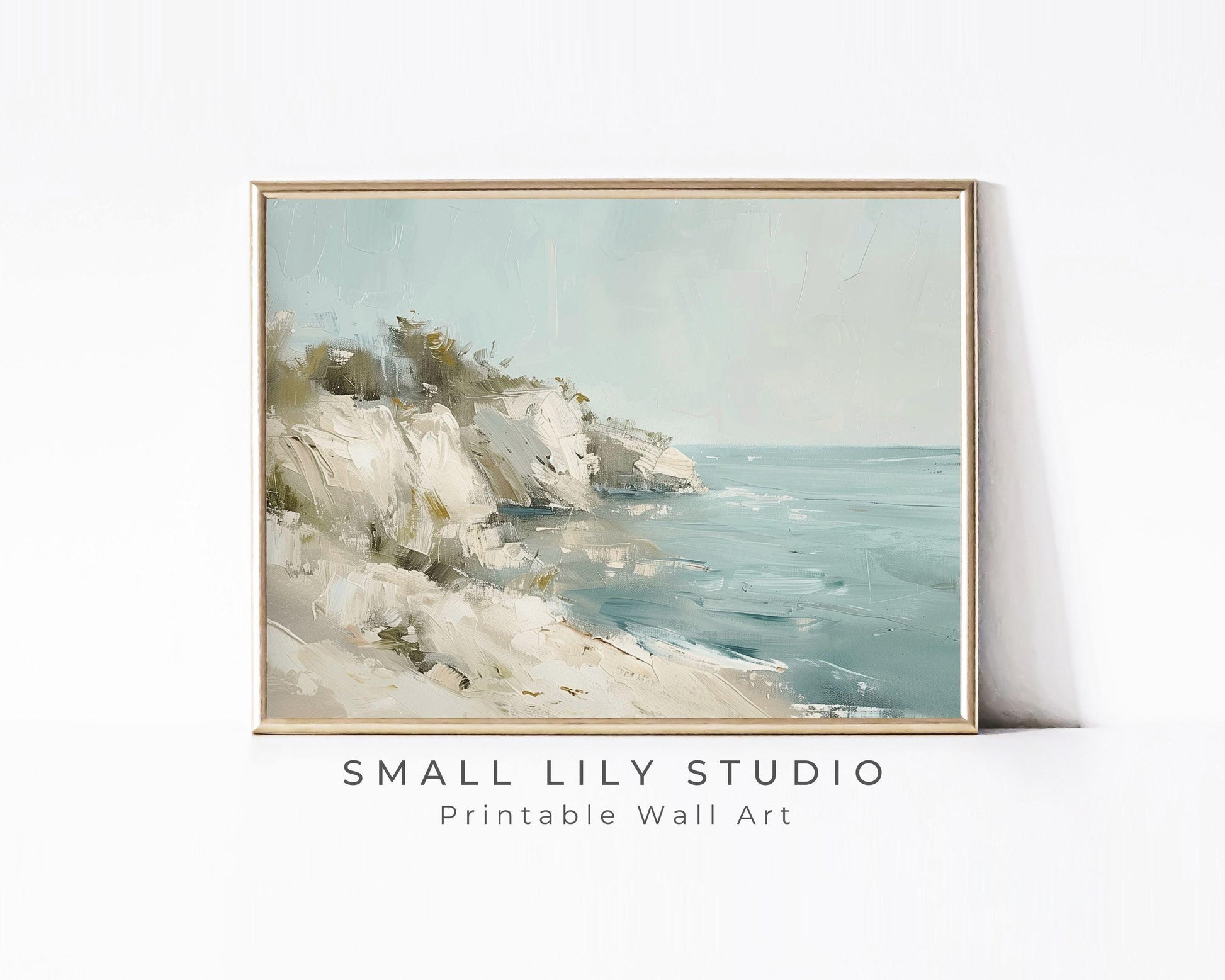 Coastal Cliffs Printable Wall Art