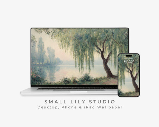 Weeping Willow Desktop Wallpaper Set