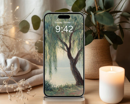 Weeping Willow Phone Wallpaper