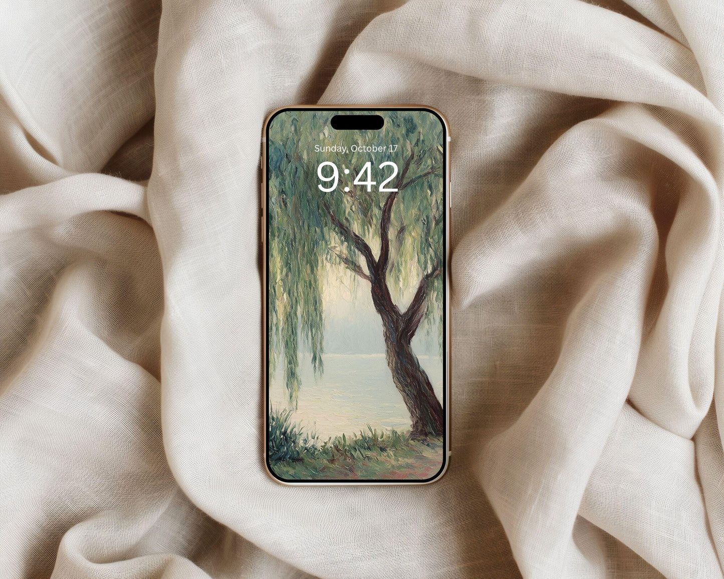 Weeping Willow Phone Wallpaper