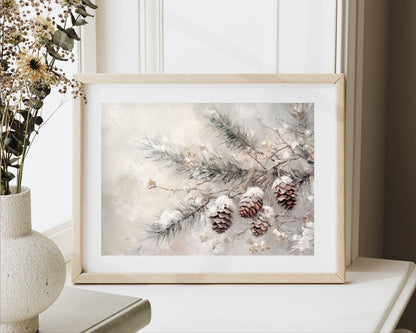 Pine Cones Printable Wall Art