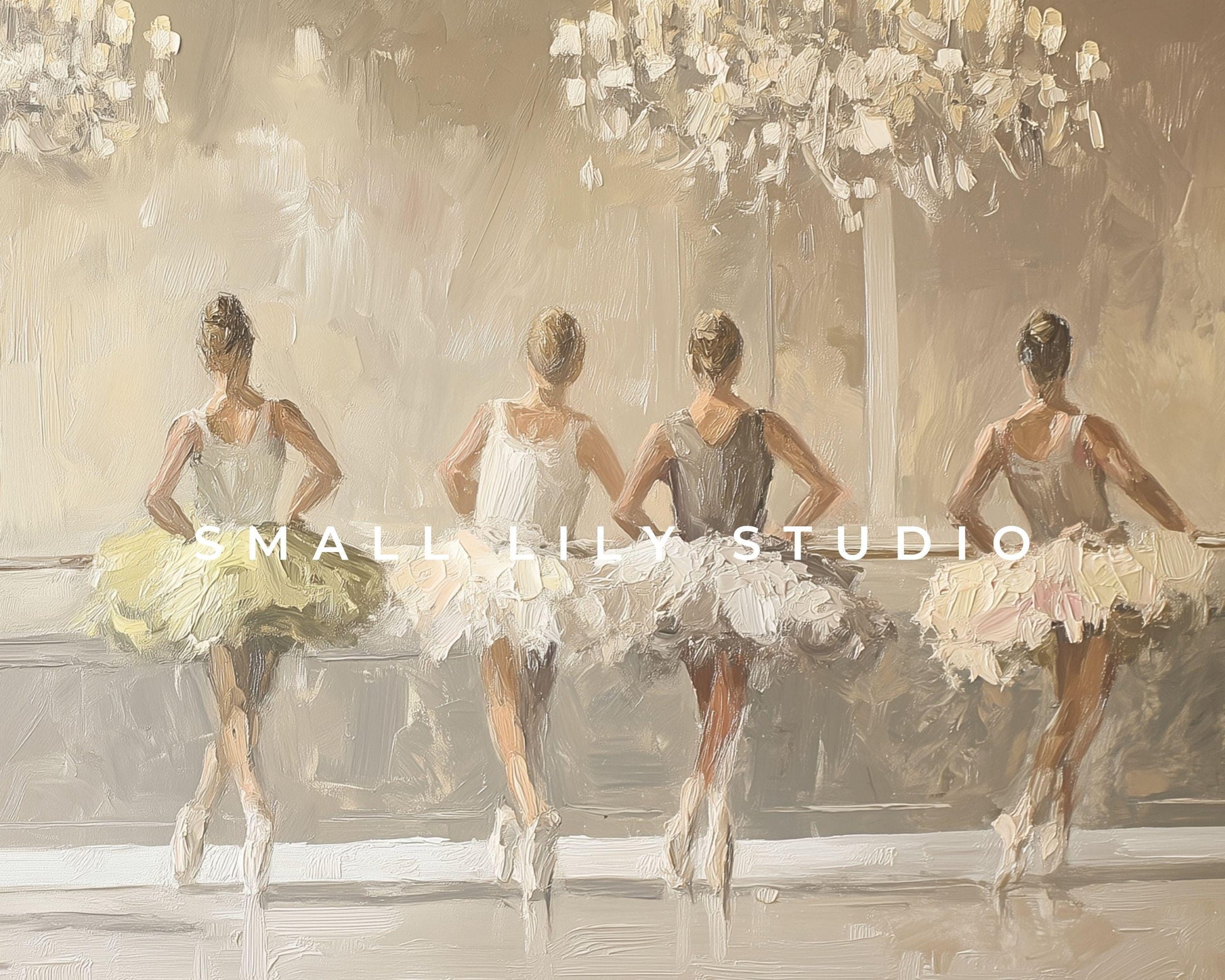 Ballerinas Dancing Frame TV Art