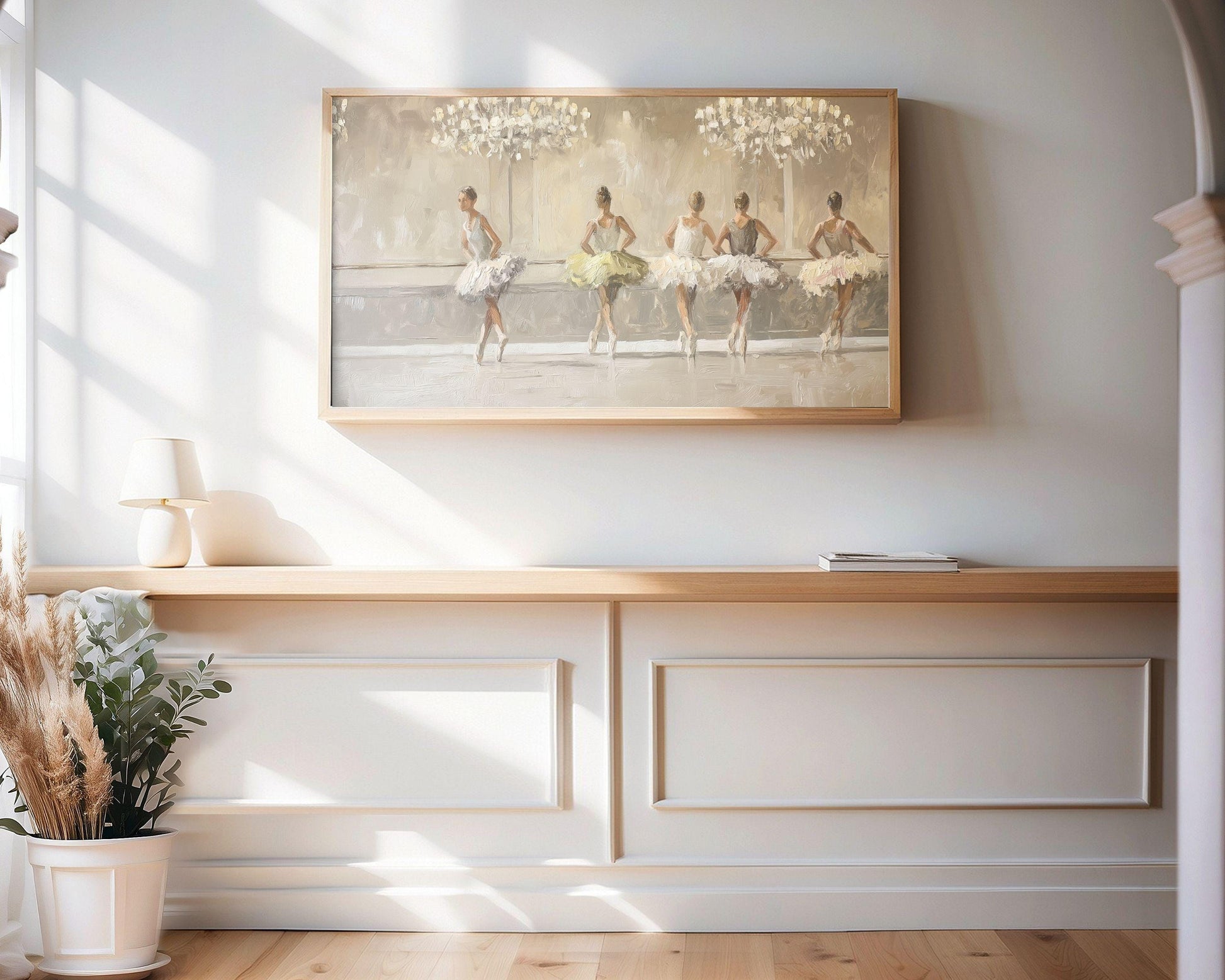Ballerinas Dancing Frame TV Art
