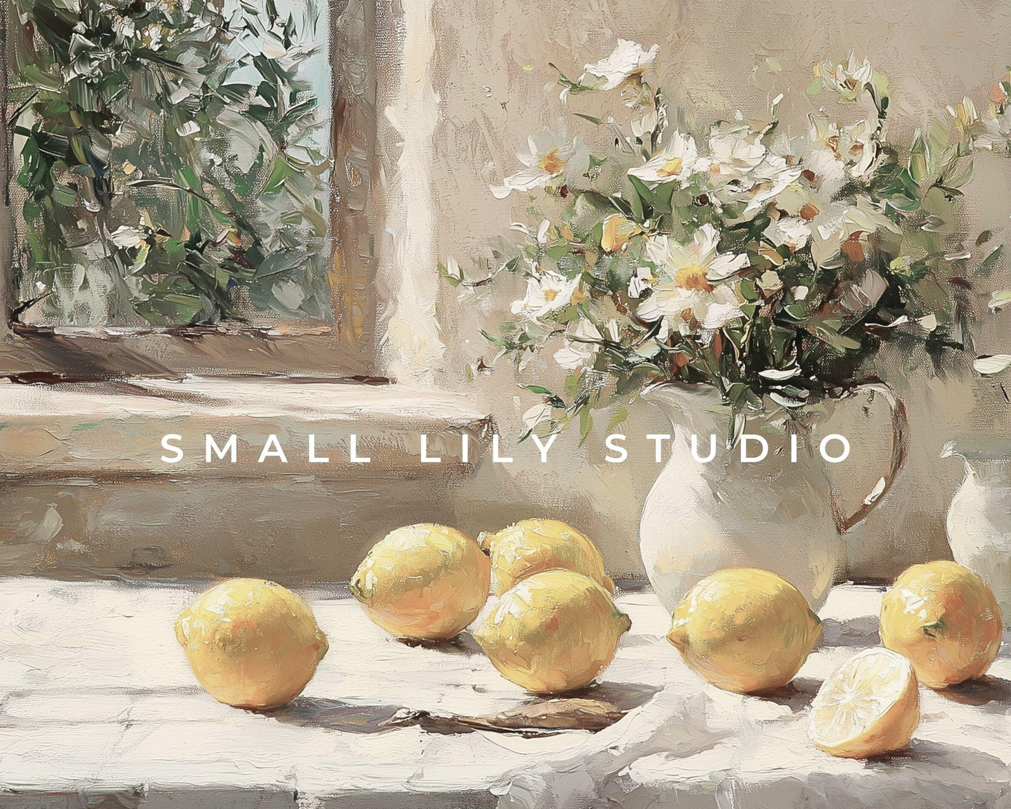 Lemons and Daisies Desktop Wallpaper Set