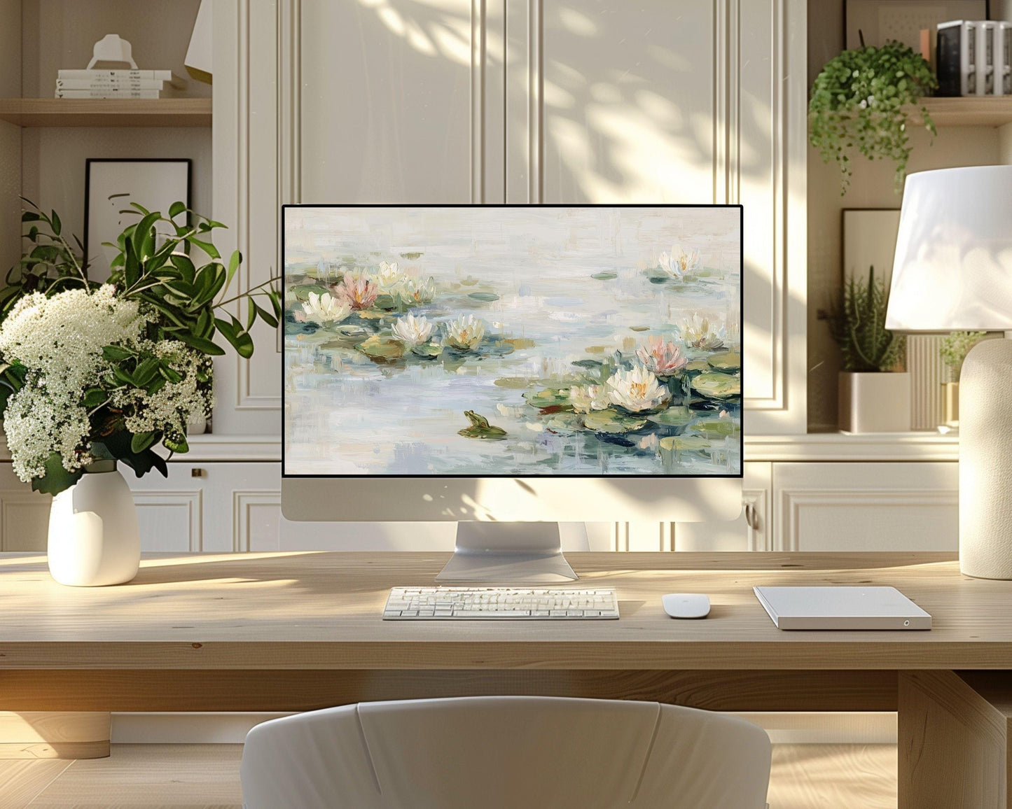 Water Lilies Desktop Wallpaper Set