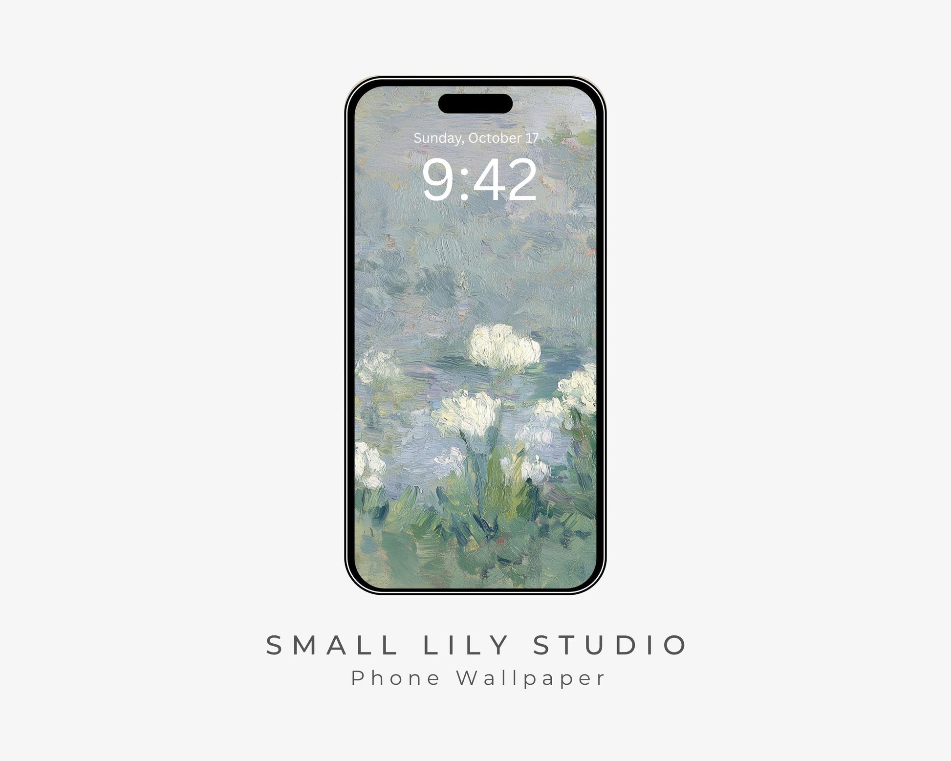 Abstract Floral Phone Wallpaper