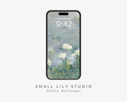 Abstract Floral Phone Wallpaper