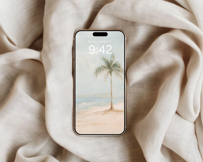 Palm Tree Summer Phone Wallpaper