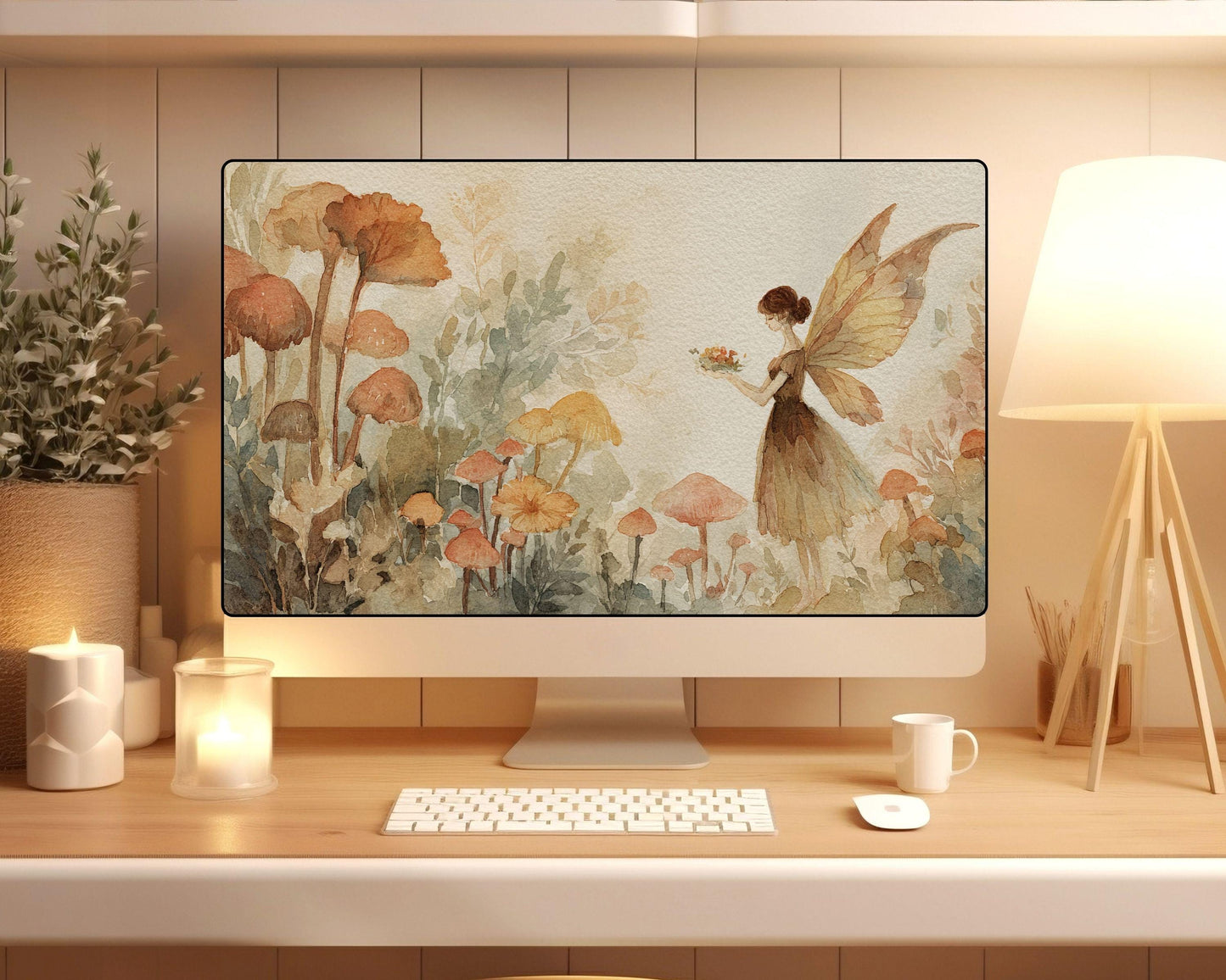 Woodland Fairy Desktop Wallpaper Set