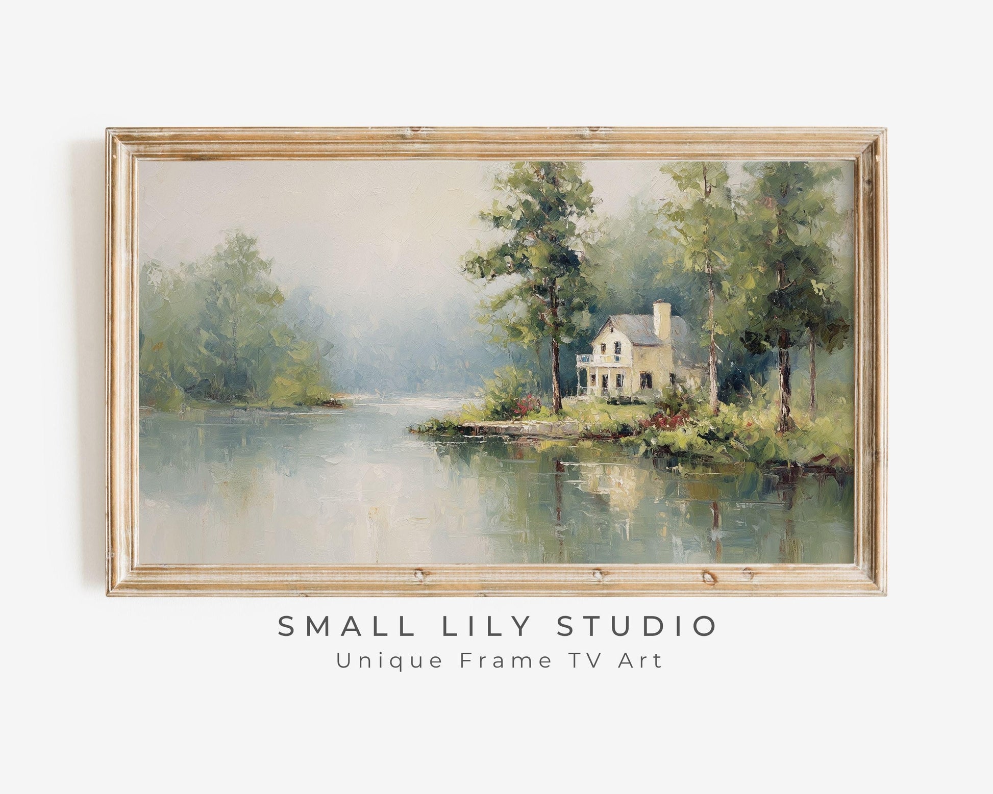 Lake House Frame TV Art